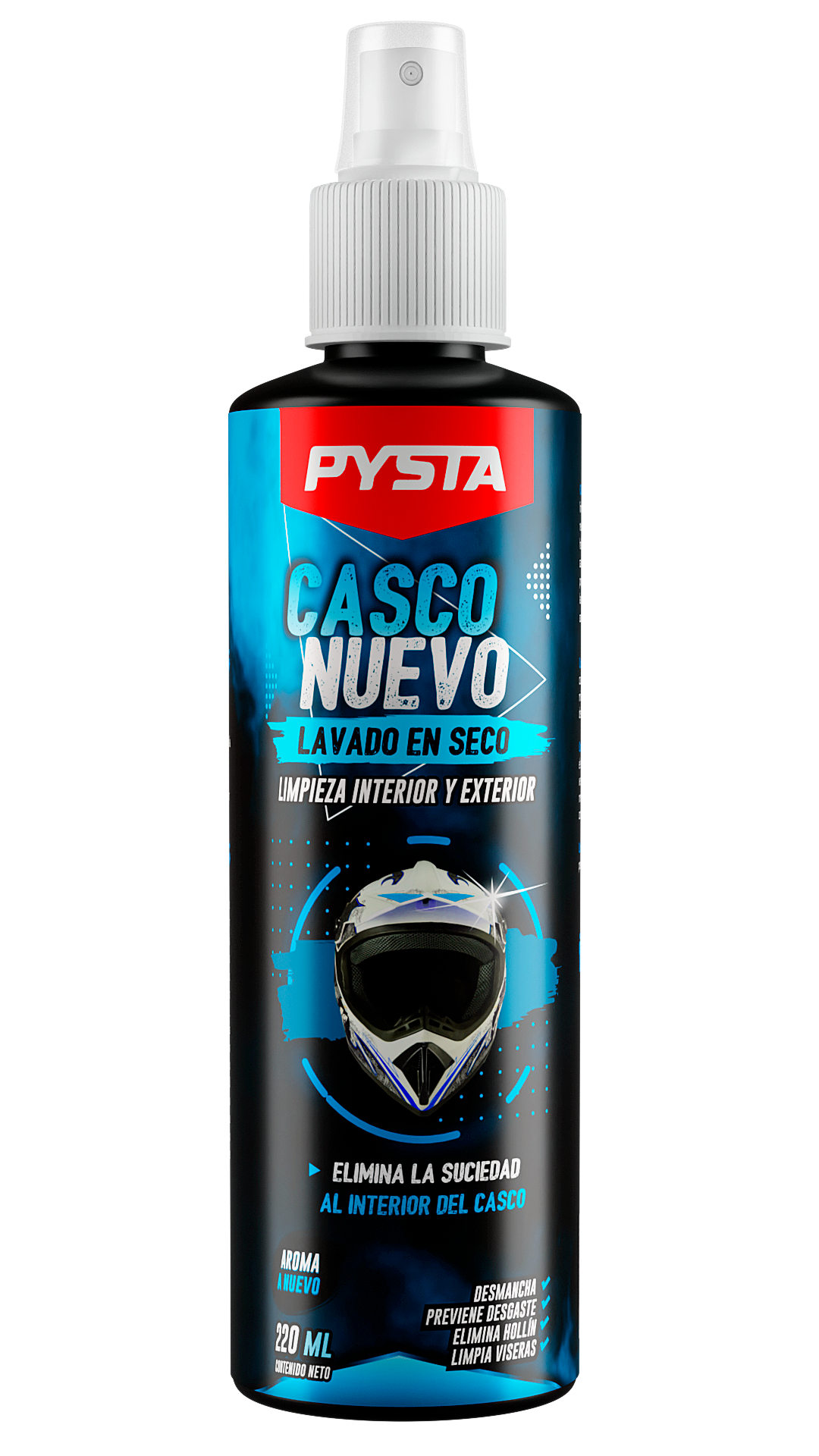 PYSTA Casco Nuevo - Lavado en Seco para Casco 220ml
