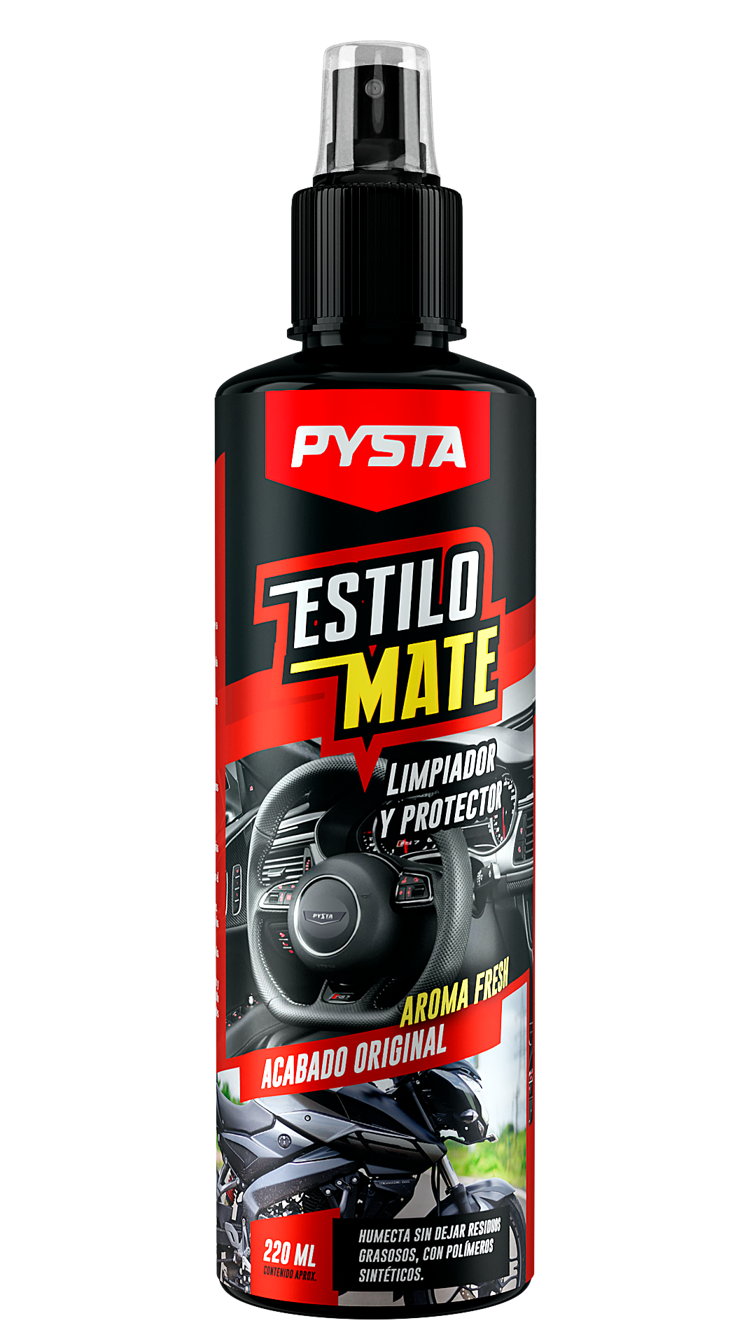 PYSTA Estilo Mate - Limpiador y Protector con Acabado Mate 220ml