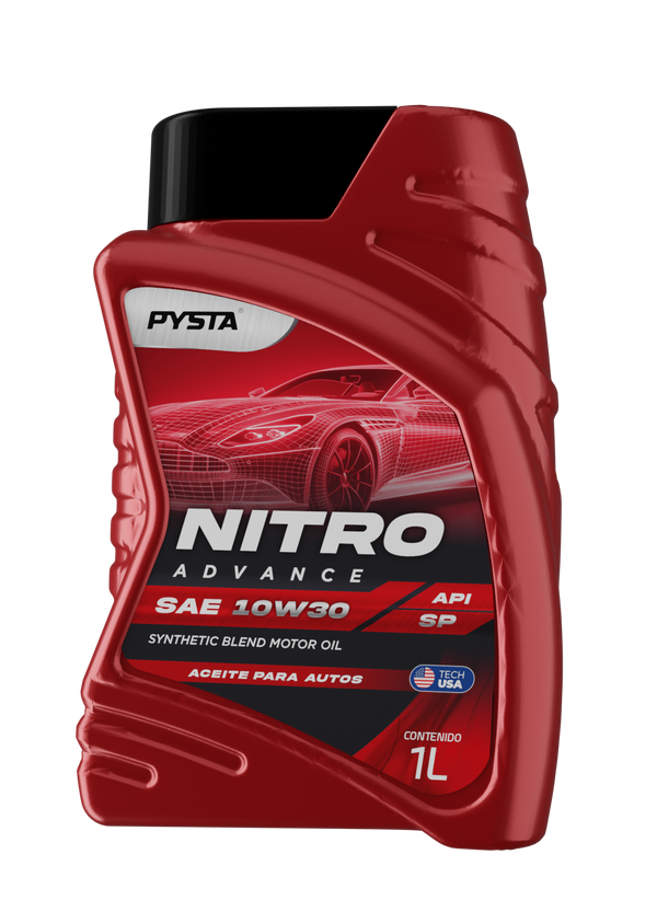 PYSTA Nitro Advance SAE 10W30 API SP - Aceite de Motor 1L
