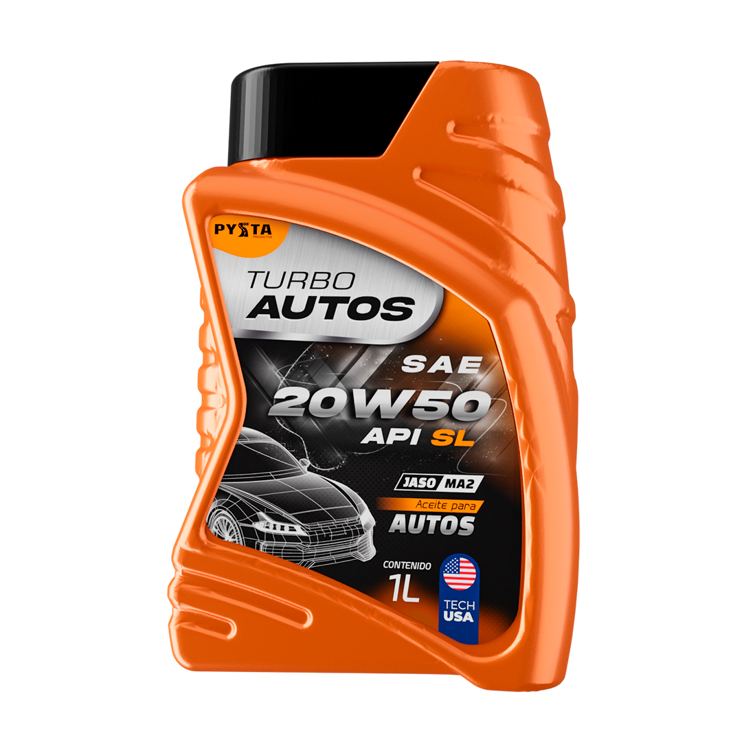 PYSTA Turbo Autos SAE 20W50 API SL - Aceite de Motor 1L