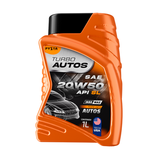 PYSTA Turbo Autos SAE 20W50 API SL - Aceite de Motor 1L