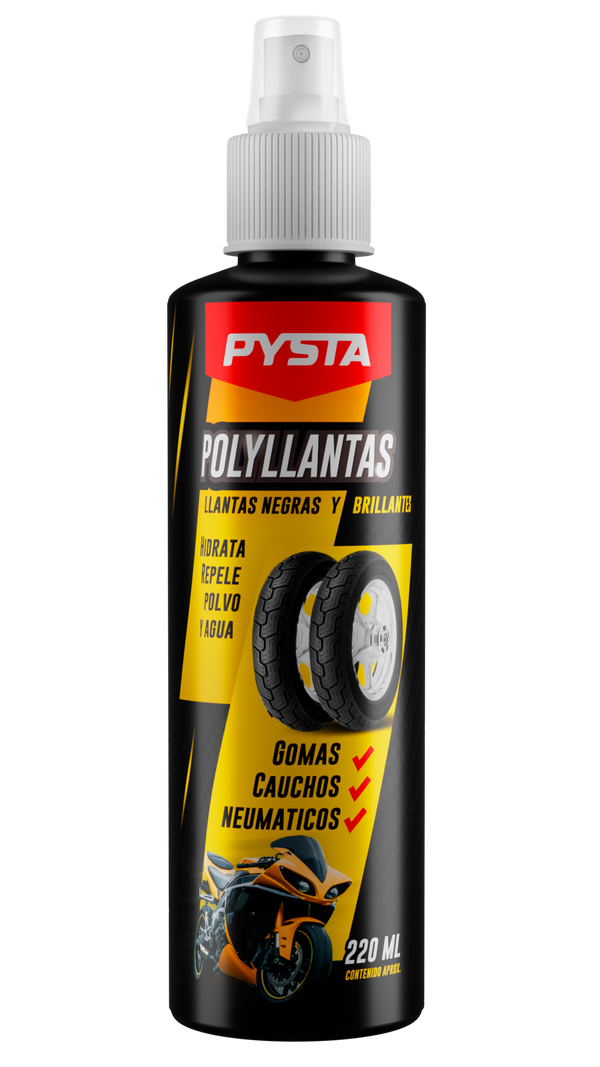 PYSTA Polyllantas - Brillo y Protector para Llantas 220ml