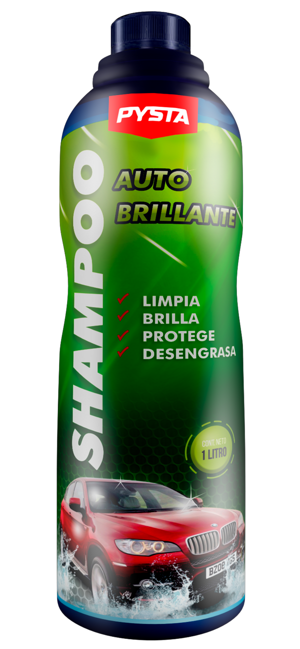PYSTA Shampoo Auto Brillante - Shampoo para Carro 1L