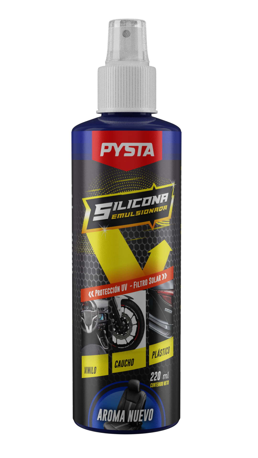 PYSTA Silicona Emulsionada - Aroma Nuevo 220ml