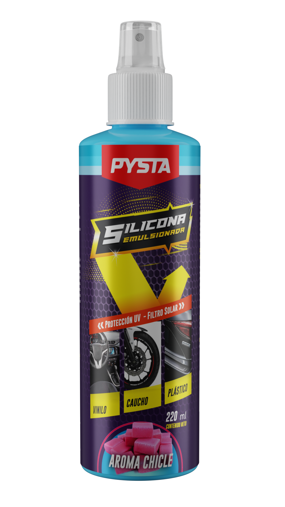 PYSTA Silicona Emulsionada - Aroma Chicle 220ml